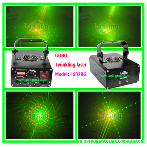 Rg Gobo Twinkling Laser Disco Light